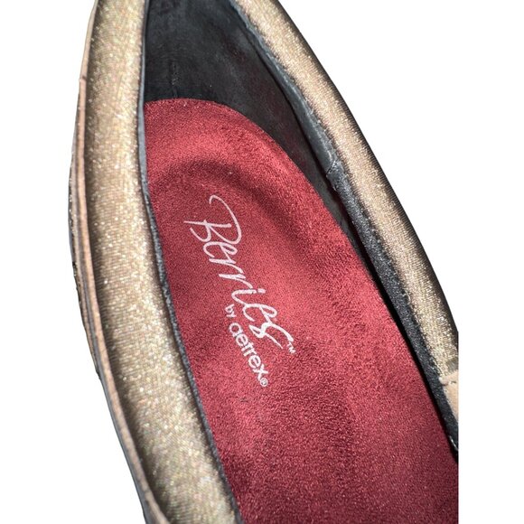 Aetrex Mary Jane Sandal Berries Leather Clog Mulberry Green 4 Way Stretch 8.5 - Picture 8 of 9